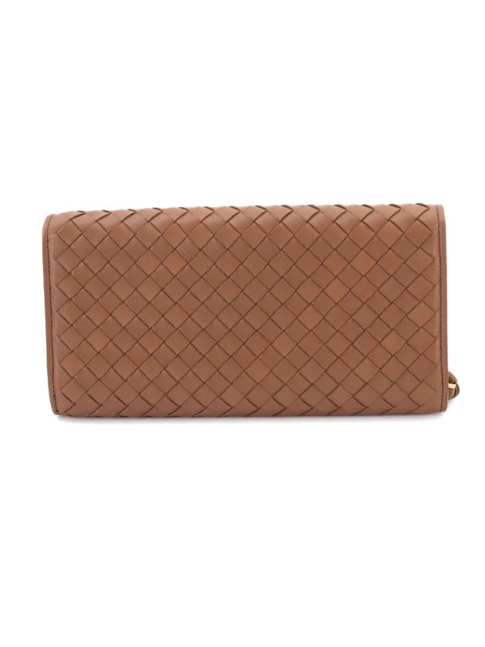 Bottega Veneta Intrecciato Bifold Wallet Leather Brown